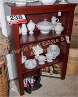 3 SHELF CHERRY CABINET