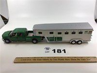 FORD MOTOR CO TOY TRUCK & HORSE TRAILER   KENT