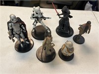 Disney Star Wars figurines, set of six the force