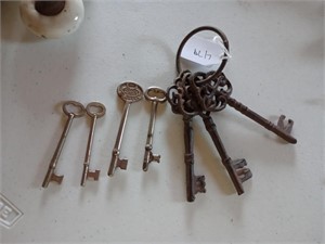 Awesome group of skeleton keys