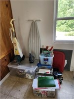 Estate Lot of Decor Cleaning and Household Items