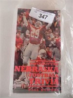 Vintage 1988 Nebraska Huskers Football Trivia Book