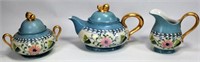 Bavaria: Teapot - 4.5" x 8.5"/ Cream & Sugar - 4.5