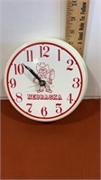 Husker clock  local pick up only