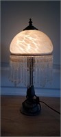 Nice Lamp With Glass Shade