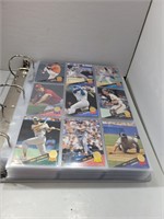 Binder of 1990s Baseball Cards