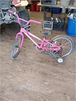 20 inch child bike with training wheels