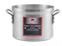 Winco AXS-40 40 qt Aluminum Stock Pot