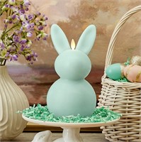 Luminara Flameless Candle Easter Bunny, Real Wax