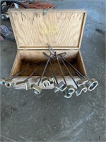 set of freeze branding irons