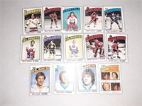 Lot of 14 1976-77 O-Pee-Chee cards