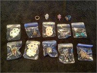 14 pieces of jewelry