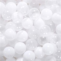STARBOLO Ball Pit Balls - 100 White/Trans
