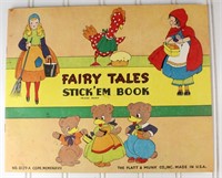 1938 Fairy Tales Stick'Em Book