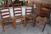 (4) Ladder Back Chairs