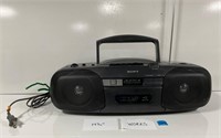 Sony CD Radio Cassette Player Works!