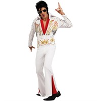 Rubies 180118 Elvis Deluxe Adult Costume - White