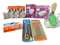 Light Bulbs, Ant Baits, Magnetic Flashlight