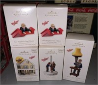 (5) Hallmark Keepsake A Christmas Story Ornaments