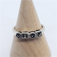 $50 Silver Marcasite Ring