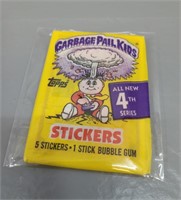 Garbage Pail Kids 4th series Sealed Sticker Pack
