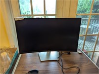 Dell curved flat panel monitor
