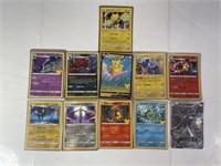 11-Mixed Pokemon Foil cards see pics