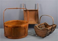 (3) Vintage Baskets