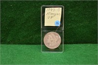 1893o Morgan Silver Dollar VF  semi key