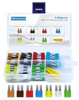 Riseuvo 126pcs Micro Fuses Assortment Kit -
