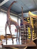 Metal Giraffes (backhouse)