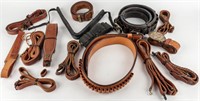 Firearm Leather Belts and Slings