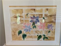 FRAMED FLORAL PRINT