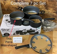 Non-Stick Cookware Set (1 pot is damaged)