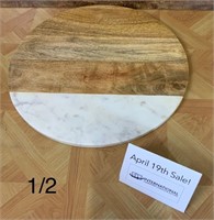 Wood & Marble Cutting Board Platter (see notes)