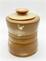 Frankoma Pottery Cookie Jar w Lid