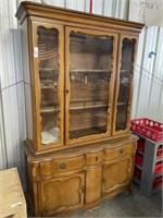 French Provencal China Cabinet