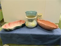 McCoy, Abingdon & (2) Misc. Pottery Pieces