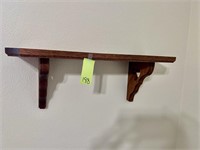 Wooden Oak Wall Shelf