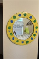 Colorful Circle Wall Mirror