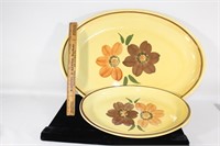 Two MCM Cali pottery platters S.Maria