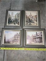 lot of 4 framed prints