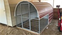 Steel dog kennel - 6 x 10 ft