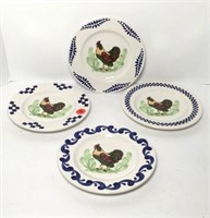 Williams Sonoma Rooster Plates