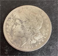 1891 Morgan, Silver Dollar