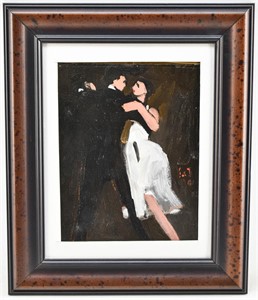 Jorge Luis Alio Original Oil Painting of Dancers