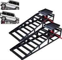 OUKIDR 2 Pack Hydraulic Car Ramps  10000lbs/5T