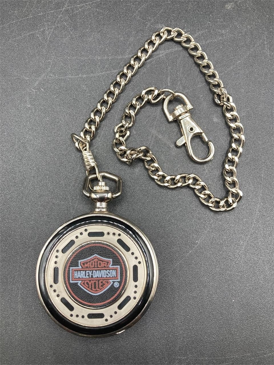 Franklin Mint Harley-Davidson Pocket Watch
