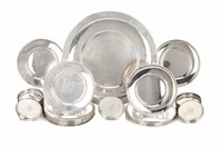 ASSORTED STERLING SILVER SERVING PIECES, 2552g