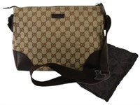 Gucci Canvas GG Monogram Shoulder Bag